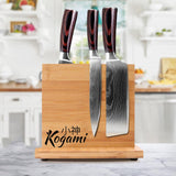 Bamboo Magnetic Knife Block