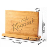 Bamboo Magnetic Knife Block