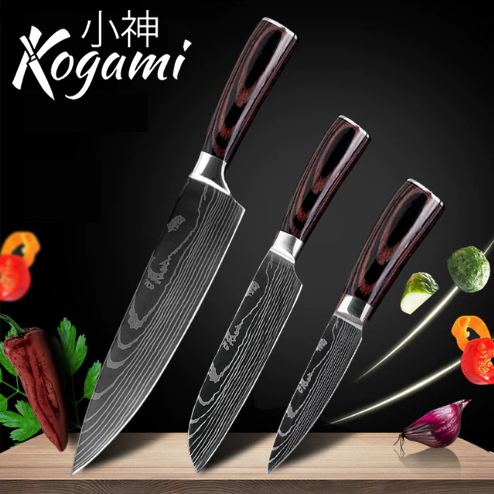Kogami Steel Kitchen Knives - Bundle 2