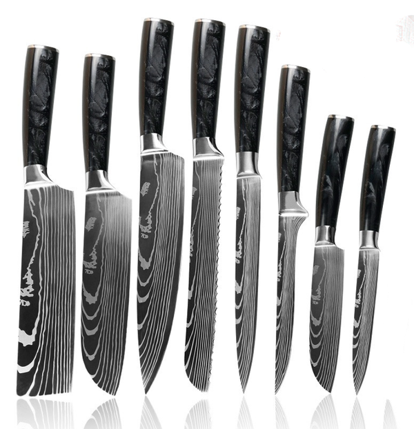 Obsidian Series - Kogami Steel Knife Set