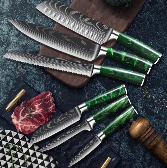 Emerald Series - Kogami Steel Knife Set