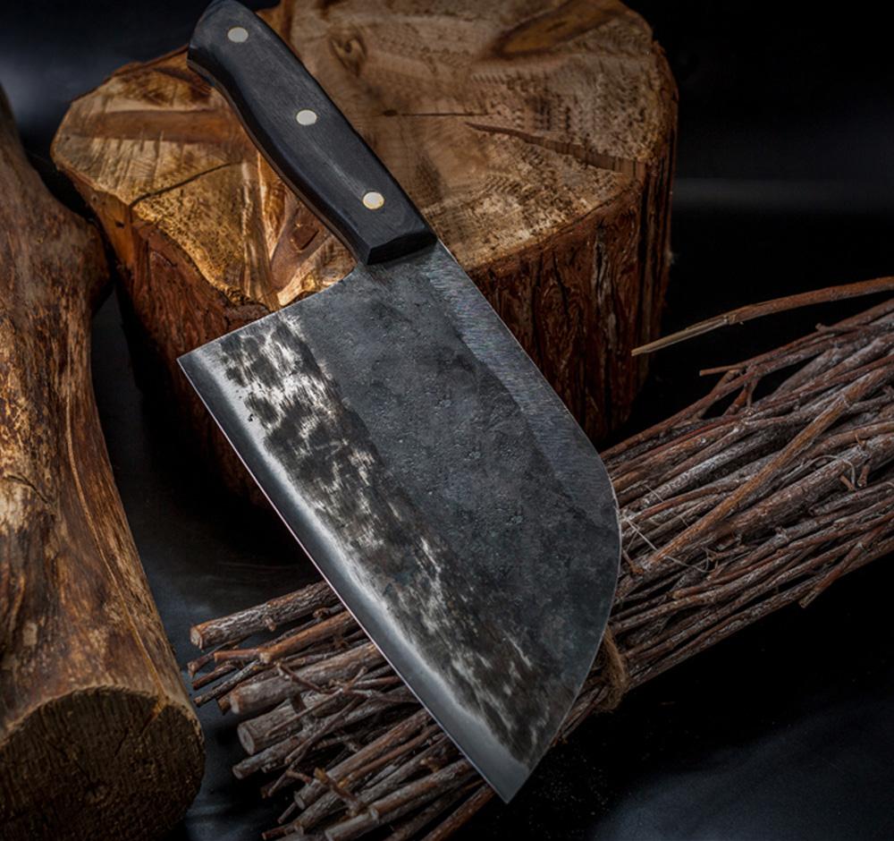 Hand Forged Full Tang Serbian Steel Chef's Knife (40% OFF)